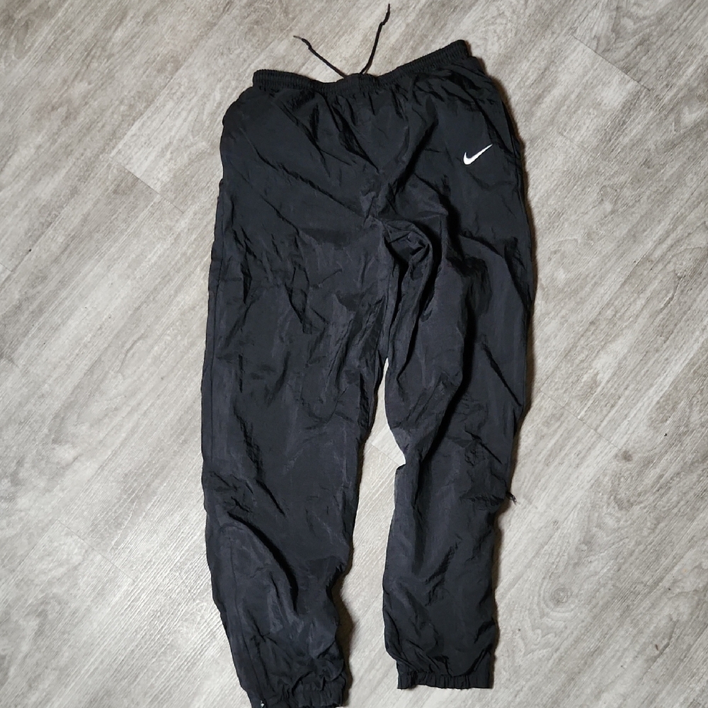 Nike Black Jogger Pants with White Logo